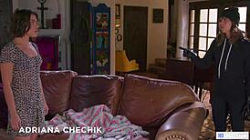 Adriana Chechik Riley Reid Lesbian Squirting!