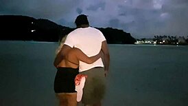 Found basketball star Clarkes Boutaine at Guaruja beach. His monster cock was a real surprise!