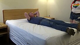 Chatting with sexy brunette Jules Jennings in her casting interview