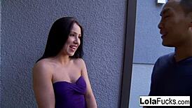 So, Lola hooked up with Asian hunk Keni for an epic fuck session.