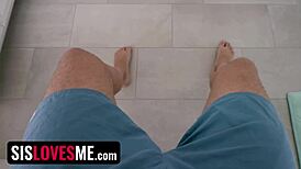 Sislovesme - Annoying Little Lana Takes Care Of Horny Boys Needs