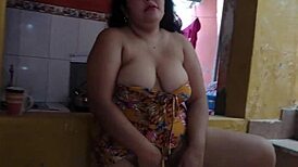 Wow! Naked Walk on Patio Before Dildo Fucking