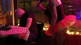 tranny party with blonde shemales