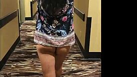 Satinskye bathing in the hotel shower