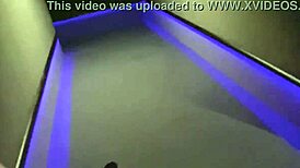 I sucked his cock in the movie theater and took it deep.