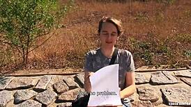 Chloe, 18, and her buddy masturbate together outdoors, so hot! 😍