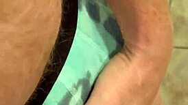 husband rubbing his cock in underwear