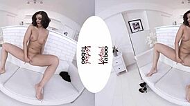 Wet in my fishnet, masturbating to taboo orgasm