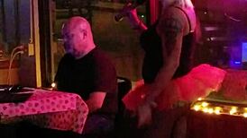 tranny party with blonde shemales