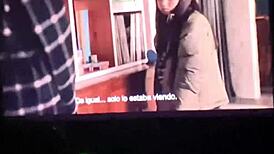 Jeg sugde kuken hans på kino og tok den dypt nedi halsen