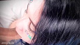 i got a blowjob from a blue haired girl at animecon after party, we were in costumes and cosplay, it was oral sex