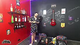 lukas zaad creampies rosina's ass after blowjob and doggystyle in boteco