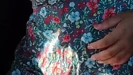 Naked Latina Flashing in Moving Car for Public Thrill