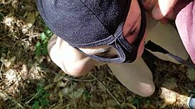 Strolling in forest with prince, dominating French slut. Watch her SERVE!