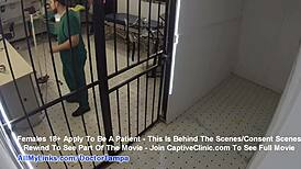 Lilith Rose Strips Kitty Catherine for Cavity Search by Doctor Tampa