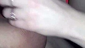 Amateur MILF Delivers Sloppy Deepthroat Blowjob on Homemade Cock