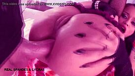 Perfect for MASTURBATING to PORNSTAR in SPANDEX ASSFUCKING her BIG TITS and COCK