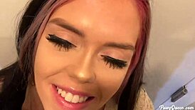 Ryan Smiles takes big black cock drilling.