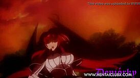 Ecchi fan service in anime hentai AMV clip