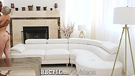 Caught masturbating by huge bbc boss?