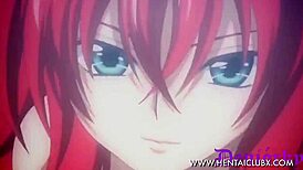 Ecchi fan service in anime hentai AMV clip