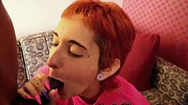 Gia endures intense anal submission with deepthroat and rimjob