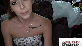 did my stepsister suck my dick for the room?