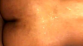 a quick ebony shower fuck in bathing scene with black partner