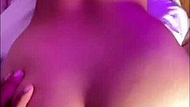 Another visit to my stepsister part 2, bent over for webcam sex! 😏🍑