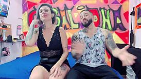 nifetinha safada bdsm joins couple dna for intense pica session