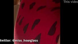 missqueenhourglass slut gropes tits and sucks pussy