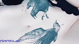 Liz vicious presents alt model applewhite uk playing with her perfect pussy.