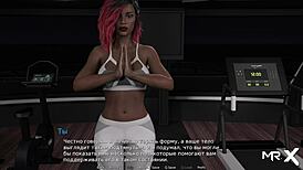 in waterworld episode 1 scene 28, the milf gets her ass fingered deeply by the cartoon character