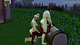 Brunette Gets Fucked By Group In Anime Hentai