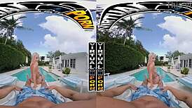 gorgeous milf slimithick vic wants you to oil her up in vr