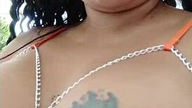 Amateur Latina Luna Shows Off Her Mexican Boobs in Raw Amateur Video. Detailed Action Included.