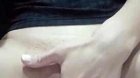 Punished girl fingers shaved pussy