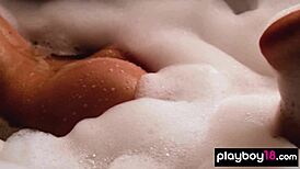 Ukrainian Beauty Diana Lark Teases in Bubbles