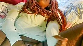 Ebony Spreads Lovely Legs for Toy Play Preview