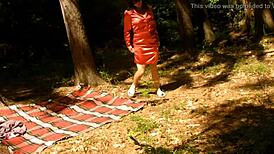 hey, valentina's getting creampied in the public park