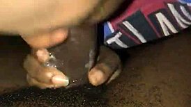 Sloppy blowjob tempts big black cock