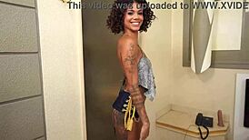 mih ninfetinha takes double anal from three big black cocks, no pussy involved, with pee dap and gaping