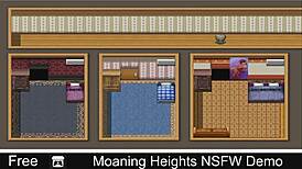 Exploring the moaning heights nsfw game demo with 3d porn elements