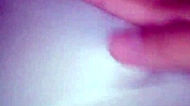 Intense masturbation with nylon leggings and bdsm