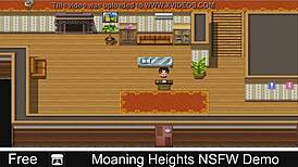 Exploring the moaning heights nsfw game demo with 3d porn elements