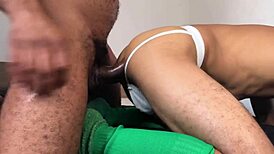 Macho Well-Endowed Guy Tears Married Man's Folds