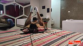 Julissa Rica's Big Tits and Hairless Pussy Licked Intensely