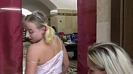 Spying on Dirty Grandparents in Wild Threesome Action! Watch Them Get Down and Nasty!