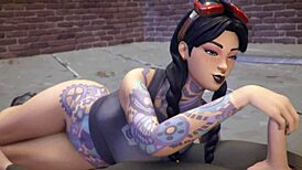 Fortnite 3D babe, I got fucked in every pose, oops sorry!