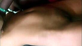 Latina bent over for anal while sucking cock on her knees